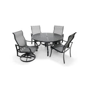Coastline 5 Piece Black Dining Group - The Great Escape