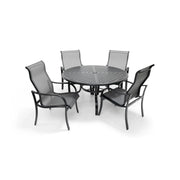 Coastline 5 Piece Black Dining Group - The Great Escape