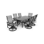 Coastline 7 Piece Black Dining Group - The Great Escape