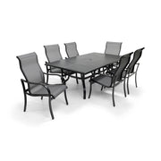 Coastline 7 Piece Black Dining Group - The Great Escape