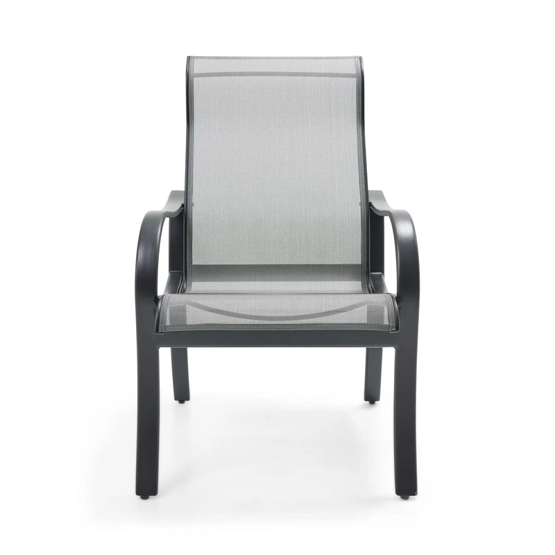 Coastline Black Sling Dining Chair - The Great Escape