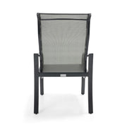 Coastline Black Sling Dining Chair - The Great Escape