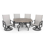 5 Piece Graphite Coastline Dining Group - The Great Escape