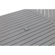 42x76 Inch Oval Graphite Farnham Slat Dining Table - The Great Escape