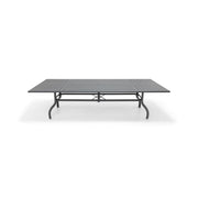 44x112 Inch Rectangle Graphite Farnham Slat Dining Table - The Great Escape