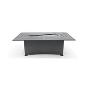 44"x84" Farnham Graphite Fire Dining Table - The Great Escape