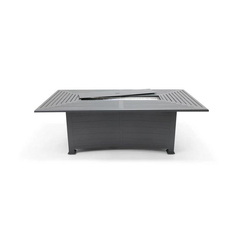 44"x84" Farnham Graphite Fire Dining Table - The Great Escape