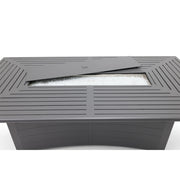 44"x84" Farnham Graphite Fire Dining Table - The Great Escape