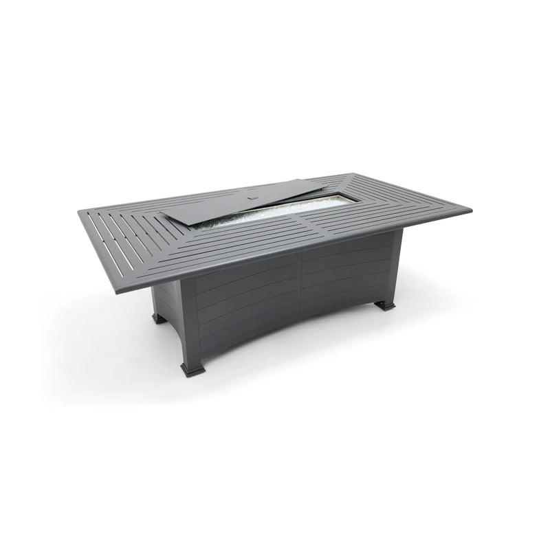 44"x84" Farnham Graphite Fire Dining Table - The Great Escape