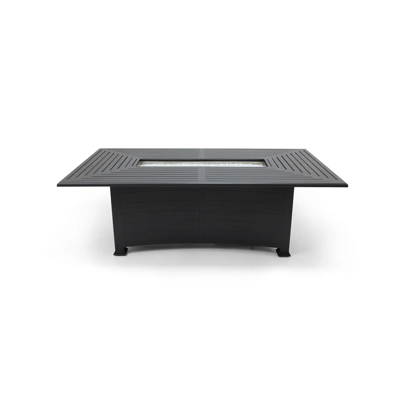 44"x84" Farnham Graphite Fire Dining Table - The Great Escape