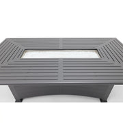 44"x84" Farnham Graphite Fire Dining Table - The Great Escape