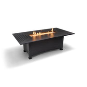 44"x84" Farnham Graphite Fire Dining Table - The Great Escape