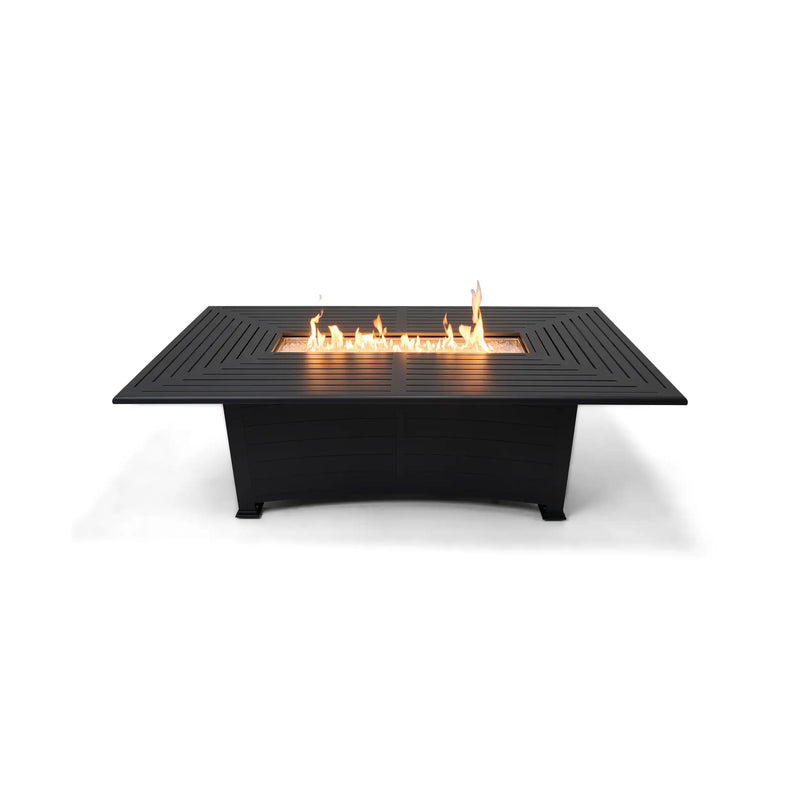 44"x84" Farnham Graphite Fire Dining Table - The Great Escape