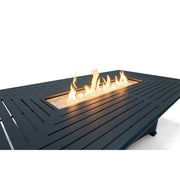 44"x84" Farnham Graphite Fire Dining Table - The Great Escape