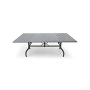 44x84 Inch Rectangle Graphite Farnham Slat Dining Table - The Great Escape
