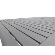 44x84 Inch Rectangle Graphite Farnham Slat Dining Table - The Great Escape