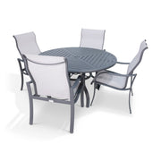 Coastline 5 Piece Graphite Dining Group - The Great Escape