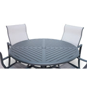 Coastline 5 Piece Graphite Dining Group - The Great Escape