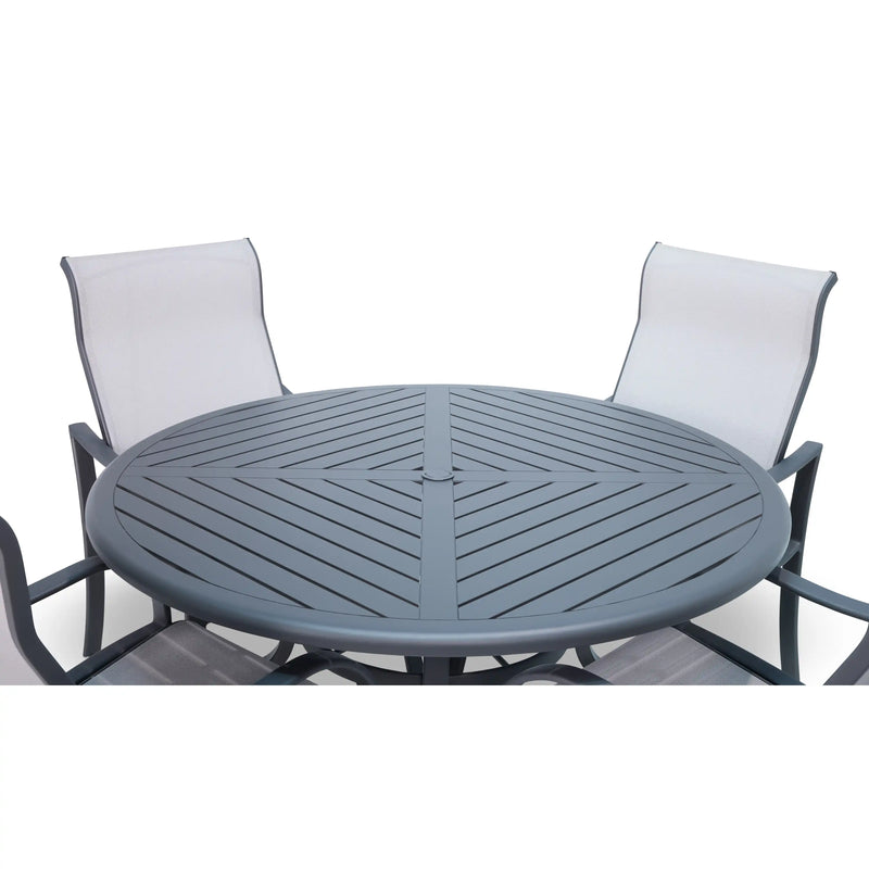 Coastline 5 Piece Graphite Dining Group - The Great Escape