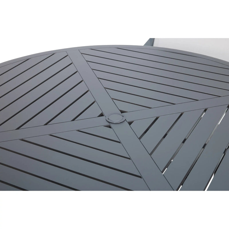 Coastline 5 Piece Graphite Dining Group - The Great Escape