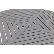 60 Inch Round Graphite Farnham Slat Dining Table - The Great Escape