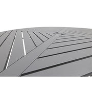 60 Inch Round Graphite Farnham Slat Dining Table - The Great Escape
