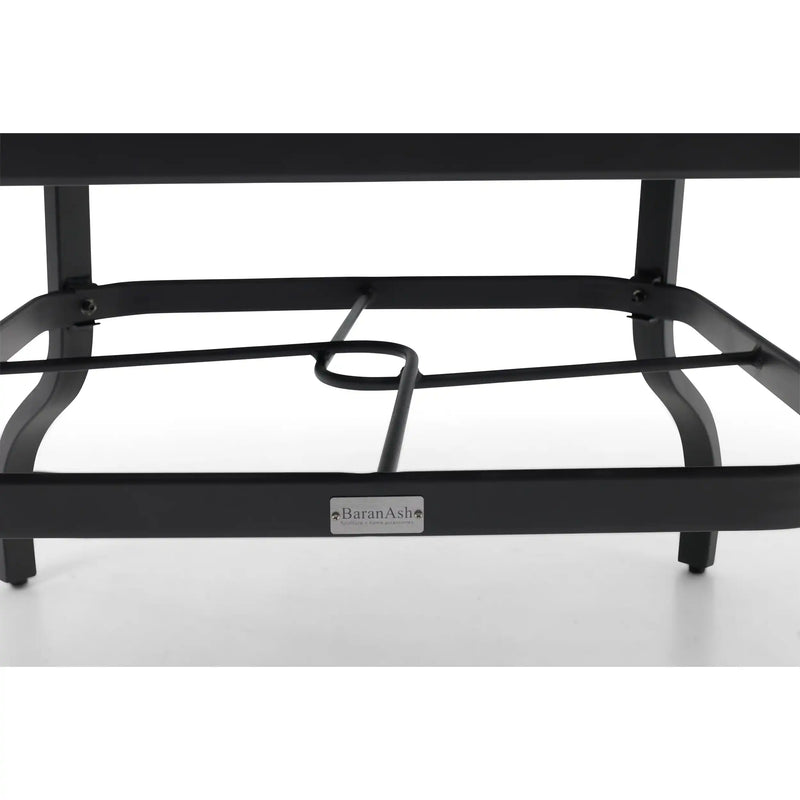66 Inch Square Graphite Farnham Slat Dining Table - The Great Escape