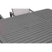 Coastline 7 Piece Graphite Dining Group - The Great Escape
