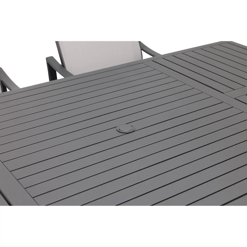 Coastline 7 Piece Graphite Dining Group - The Great Escape