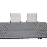 Coastline 7 Piece Graphite Dining Group - The Great Escape