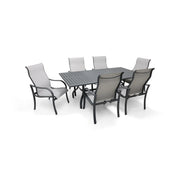 Coastline 7 Piece Graphite Dining Group - The Great Escape