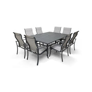 Coastline 9 Piece Graphite Dining Group - The Great Escape