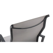Coastline Graphite High Back Sling Dining Chair - The Great Escape