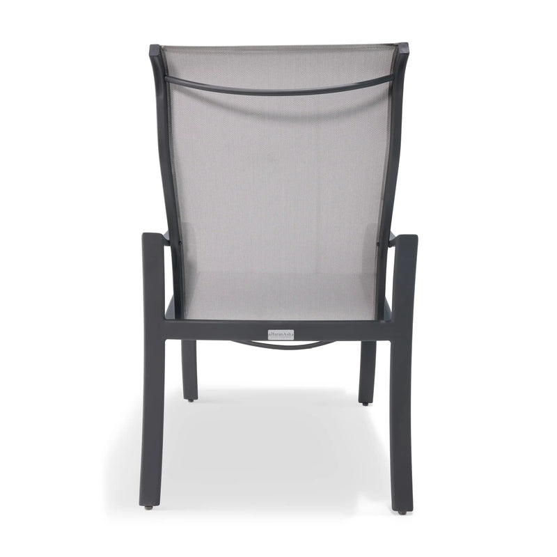 Coastline Graphite High Back Sling Dining Chair - The Great Escape
