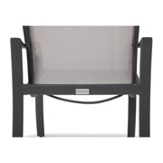 Coastline Graphite High Back Sling Dining Chair - The Great Escape
