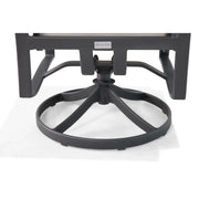 Coastline Graphite High Back Sling Swivel Rocker - The Great Escape