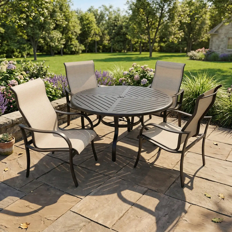 Coastline Scoria 5 Piece Dining Group - The Great Escape