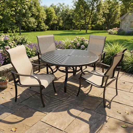 Coastline Scoria 5 Piece Dining Group - The Great Escape