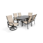 Coastline 7 Piece Scoria Oval Dining Group - The Great Escape
