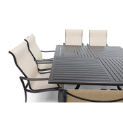 Coastline 9 Piece Scoria Square Dining Group - The Great Escape