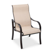 Coastline Scoria High Back Sling Dining Chair - The Great Escape