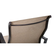 Coastline Scoria High Back Sling Dining Chair - The Great Escape