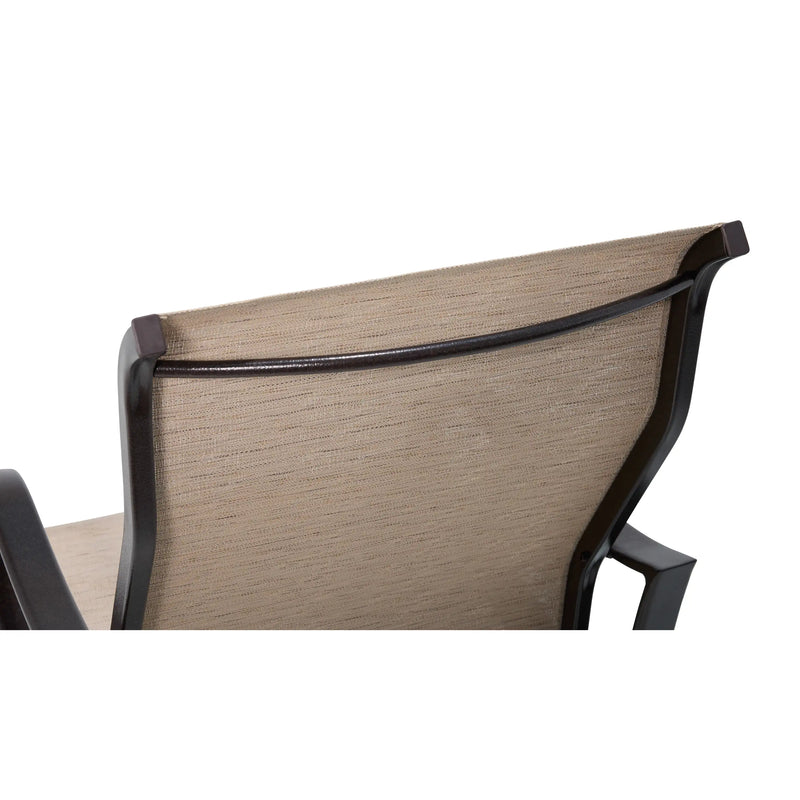 Coastline Scoria High Back Sling Dining Chair - The Great Escape