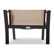 Coastline Scoria High Back Sling Dining Chair - The Great Escape