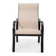 Coastline Scoria High Back Sling Dining Chair - The Great Escape