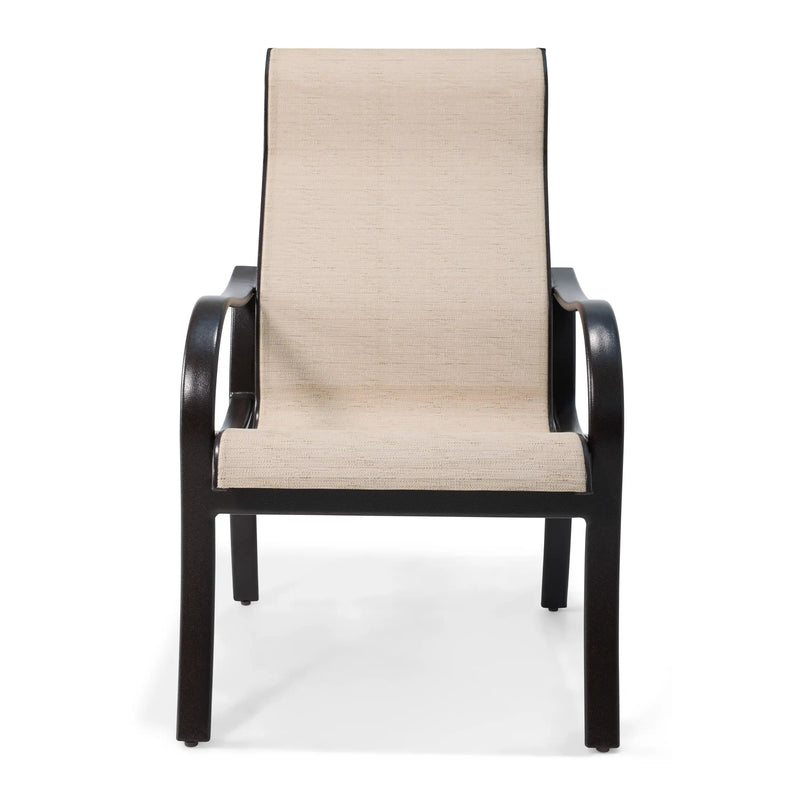Coastline Scoria High Back Sling Dining Chair - The Great Escape