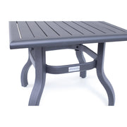 23" Graphite Square Side Table - The Great Escape