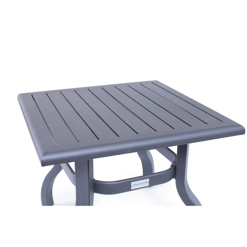 23" Graphite Square Side Table - The Great Escape