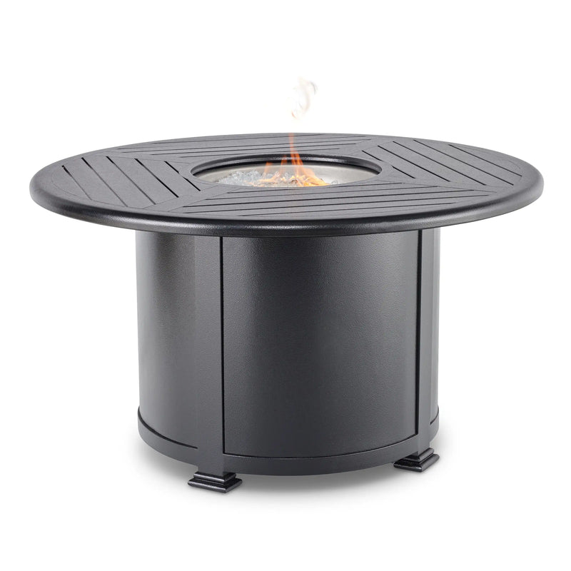 42" Ebony Fire Table W/ Lid - The Great Escape