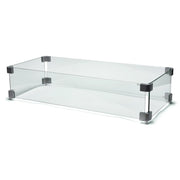 15" x 34" Rect. Baran Ash Glass Wind Guard - The Great Escape